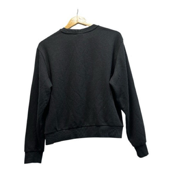 Adidas Logo Black Long Sleeve Sweatshirt - Picture 7 of 8